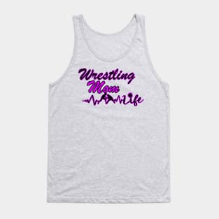 Wrestling Mom Purple Tank Top